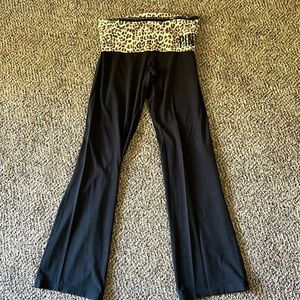 Wide Leg PINK leopard Leggings